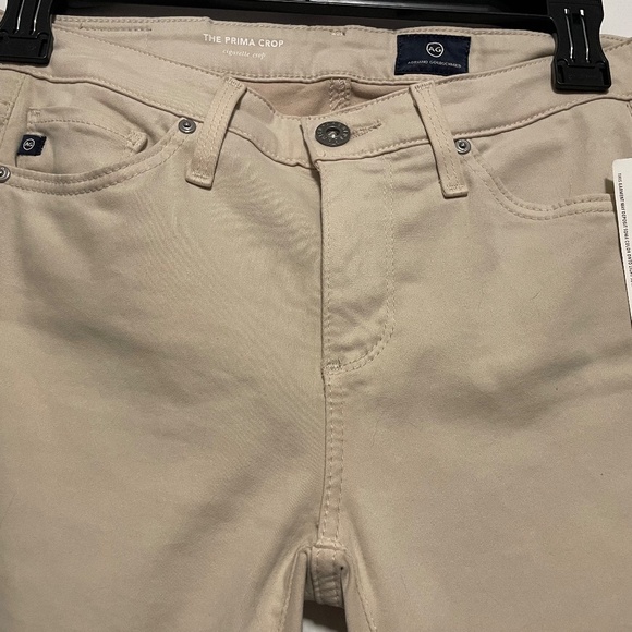 AG Adriano Goldschmied Cigarette Crop super stretch sateen Women’s Size 24 NWT - Picture 7 of 11